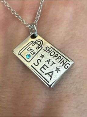 Effy shopping at sea charm necklace 22" long